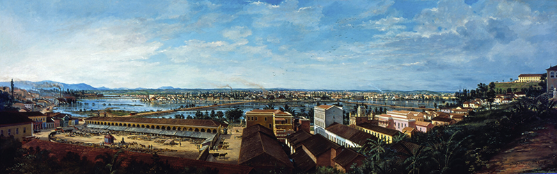 Inundação da Várzea do Carmo, 1892, Benedito Calixto. Créditos: Acervo Museu paulista